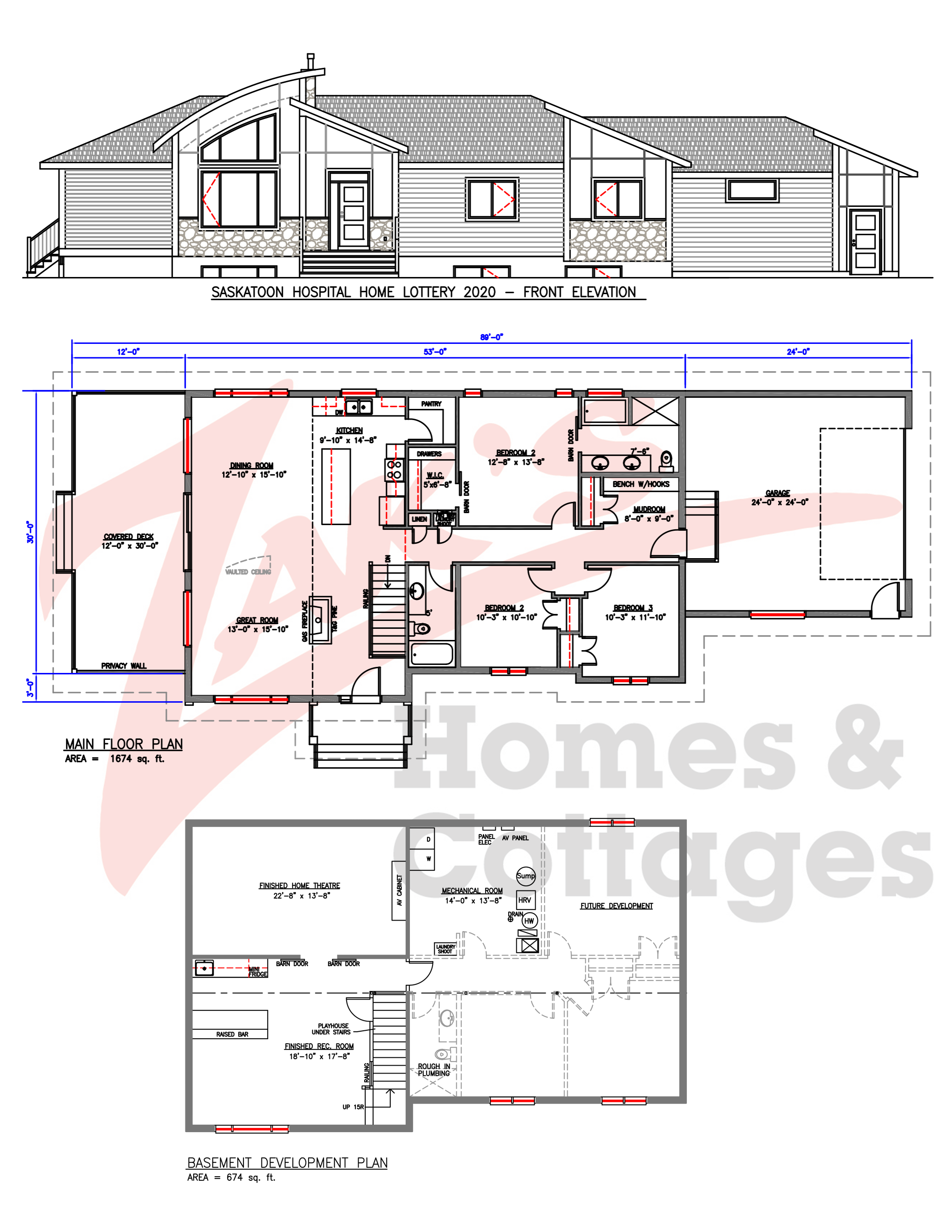 SASKATOON HOSPITAL HOME LOTTERY 2020 Floor Plan