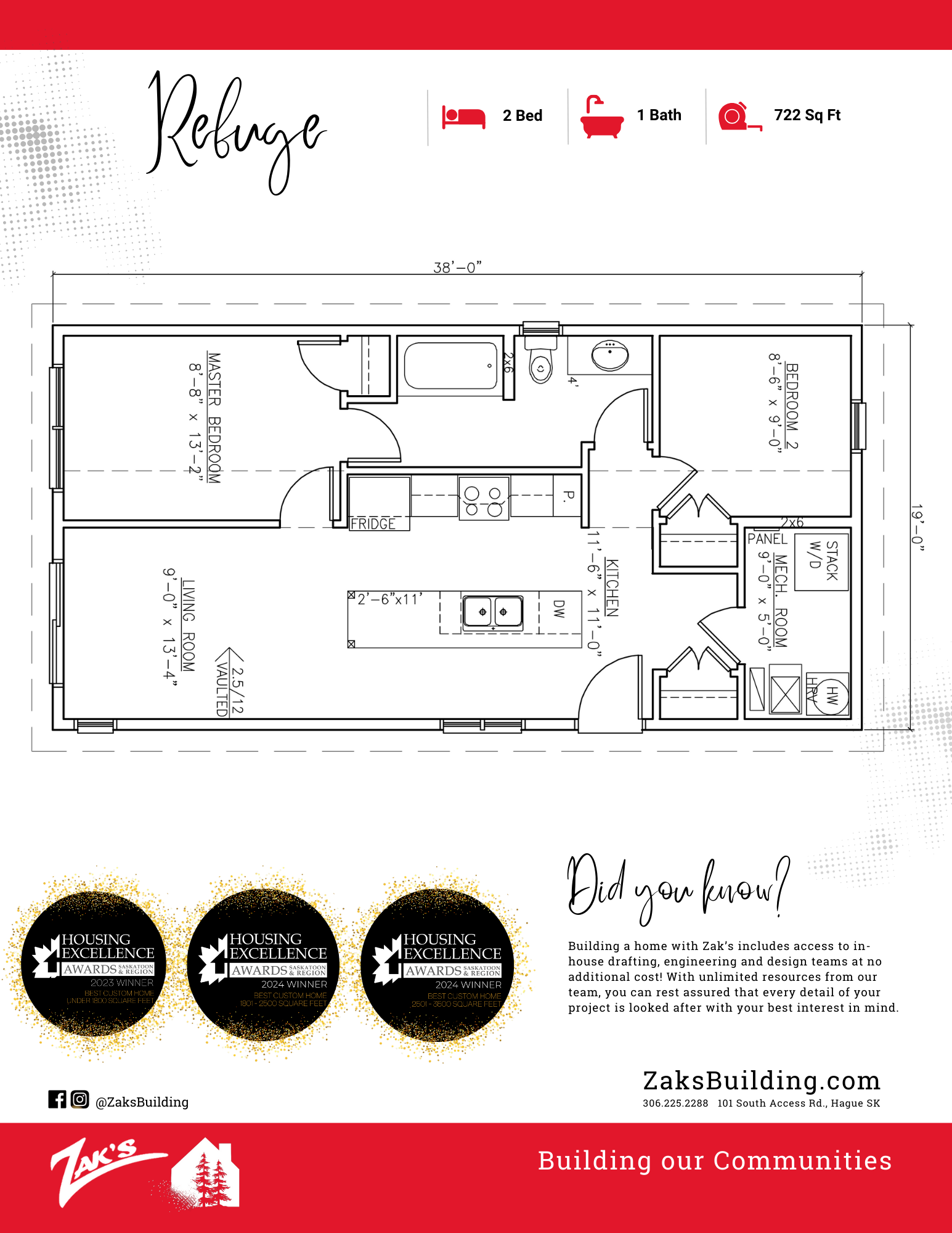 REFUGE SIMPLE HOME Floor Plan