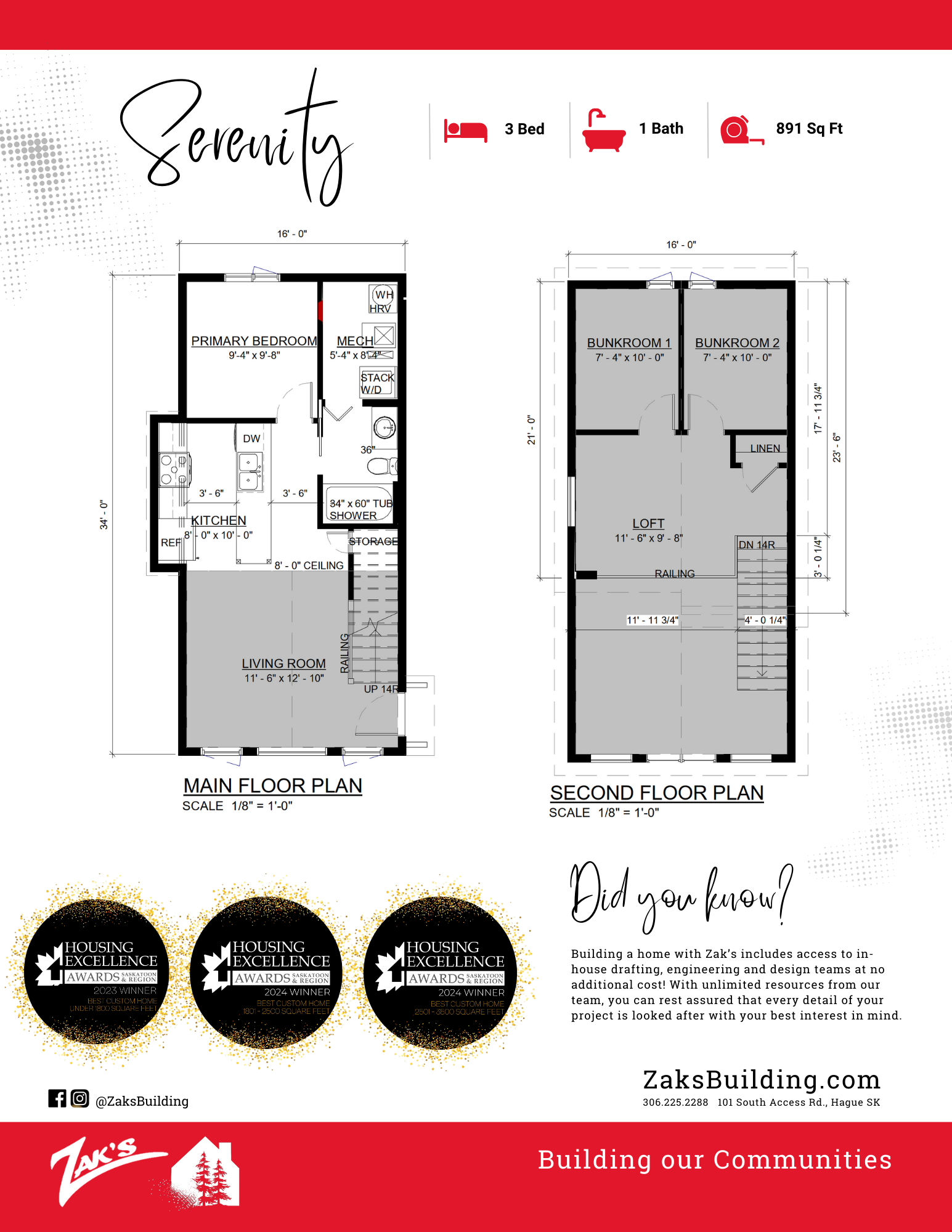 SERENITY SIMPLE HOME COMING SOON! $208,300 Floor Plan